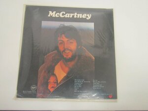 LPレコード　McCartney（ポールマッカトニー）　中古品