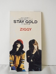 ８㎝CD　ZIGGY ジギー　SYAY GOLD　94劇空間プロ野球イメージソング　真夜中の太陽　廃盤　貴重SCD 