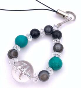  natural stone book@ crystal!.... character silver carving & turquoise &chi bed menou( heaven eye stone ). strap 