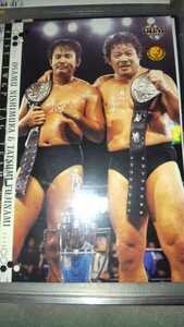 BBM 2002 新日本プロレス30周年記念カード IWGPタッグ王者　西村修&藤波辰爾