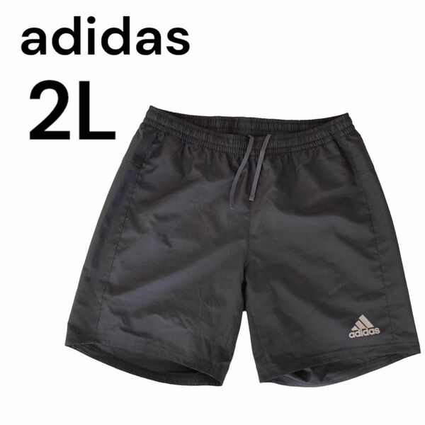 【匿名発送】アディダス adidas メンズランニングパンツ ランニング ショート　ブラック　2L JO7 