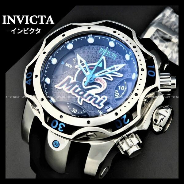 MLB公式コラボ★マイアミ・マーリンズ INVICTA MLB 41820　インビクタ　メジャーリーグ