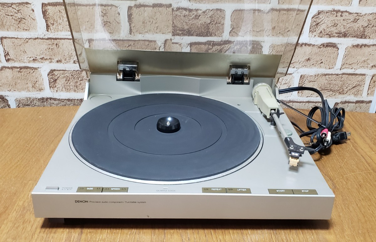 DENON ターンテーブル DP-11F 針付き-