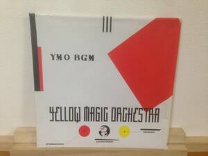  rare outer attaching ( vinyl bag ) with belt LP YMO BGM ALR-28015 Hosono Haruomi Sakamoto Ryuichi Takahashi Yukihiro yellow magic orchestra rare vinyl bag