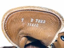 アメリカ製【極美品】Allen Edmonds アレンエドモンズ 高級 Uチップ レザーブーツ 本革 茶 US7D（約25cm）高級紳士靴 USA製_画像7