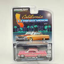 【新品・即納】GREENLIGHT グリーンライト 1/64 1964 CHEVROLET IMPALA California LOWRIDERS シボレー インパラ ローライダー_画像1