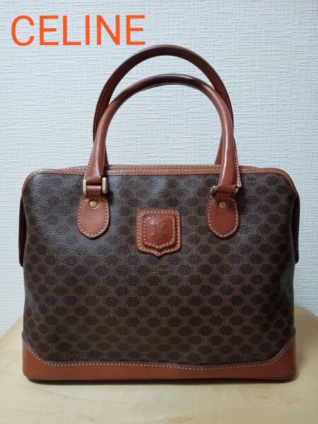 美品 CELINE セリーヌ マカダム ハンドバッグ