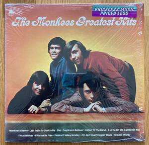 ◆MONKEES/モンキーズ◆US盤LP/THE MONKEES GREATEST HITS//ステッカー貼りシュリンク付//ARISTA RECORDS