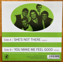 ◆ZOMBIES/ゾンビーズ◆2015 RECORD STORE DAY限定7'/SHE'S NOT THERE//YOU MAKE ME FEEL GOOD//GREEN VINYL_画像3