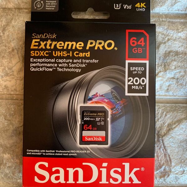 SanDisk Extreme Pro 64GB SDカード　1枚