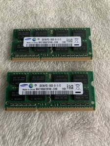  Note PC for DDR3 memory SAMSUNG 2Rx8 PC3-10600S-09-10-F2 M471B5673FH0-CH9 2GB×2 sheets 4GB * operation verification settled 