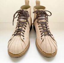 美品!! 希少!! 15年 adidas NEIGHBORHOOD SHELLTOE BOOTS ネイバーフッド シェルトゥ ブーツ スエード 天然皮革 us 9.5 / 27.5 ㎝_画像3