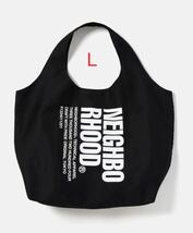 【新作】NEIGHBORHOOD ID TOTE BAG - BLACKトートバッグ 23SS_画像1