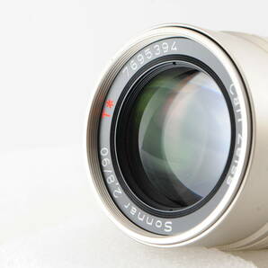 ★新品級★ CONTAX Carl Zeiss Sonnar 90mm F2.8 T*♪かび、くもりがない光学の完動品♪#127の画像5