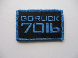 【ベルクロ付】GOLUCK ゴーラック70lbワッペン/70LサンドバッグWorkout Sandbagsバッグbagトレーニング筋トレPATCHアップリケTrain V192