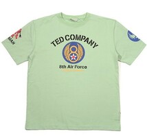 テッドマン/Tシャツ/エメラルド/XL/TDSS-555/エフ商会/カミナリモータース_画像2