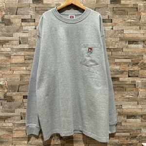 MO/BEN DAVIS Lサイズ ロンTee グレー C-2780025