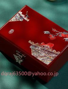  high quality * mother-of-pearl skill jue Reebok s gem box Korea storage drawer bride entering tool shell make-up box 