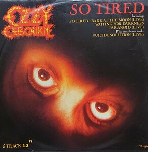 ◎特選◎OZZY OSBOURNE/SO TIRED 1983'UK EPIC 12INCH