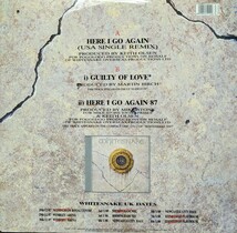 ◎特選◎WHITESNAKE/HERE I GO AGAIN(USA REMIX) 1987'UK EMI12INCH_画像2