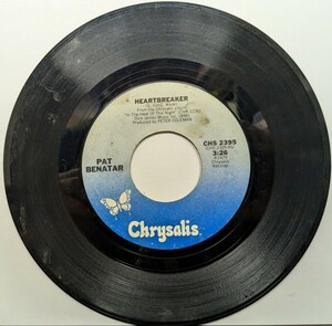 ☆PAT BENATAR/HEARTBREAKER 1979'USA CHRYSALIS7INCH