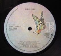 ★特選★JACKSON BROWNE/HOLD OUT'1980UK ELEKTRA MAT.1_画像4