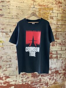 90s CRIMSON TIDE MOVIE PRINTED Tee MADE IN USA クリムゾンタイド ムービーTシャツ 映画Tシャツ アメリカ製 USA製 80s 送料無料