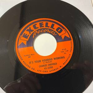 Charles Sheffield - It's Your Voodoo Working / Rock 'N Roll Train☆UK Re 7″☆Popcorn R&B☆激レア盤Repro