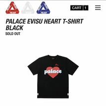 新品 Evisu × palace skateboards tシャツ 黒 エビス エヴィス パレス ジーンズ 国内正規 xl メニーポケット デニム パンツ_画像1