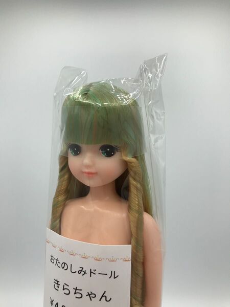 きらちゃん リカちゃんキャッスル おたのしみドール サイド縦ロール グリーン系ミックスロング 新品