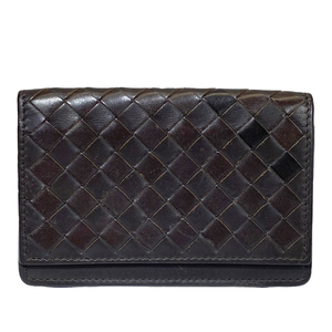 Bottega veneta bottega veneta case case case case case compact intercchart кожаный коричневый