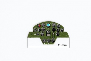 ヤフーモデル YMA7292 1/72 C-5M / キ15 Babs（バブス）計器盤 (LS -アリイ用）