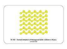 アベール 16103 1/16 六角ボルト・30個(1.55mm)_画像5