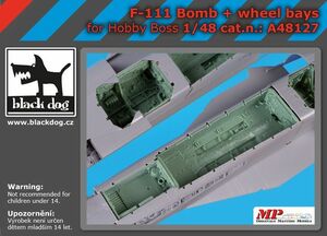 ブラックドッグ A48127 1/48 F-111 ボム + ホイールベイ （ホビーボス用）