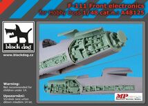 ブラックドッグ A48125 1/48 F-111 フロント 電子機器 （ホビーボス用）_画像1