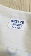 BREEZE ブリーズ　ロゴ7分袖Tシャツ(120)カットソー_画像4