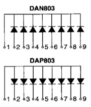 【未使用新品】ROHM DAP803 Diode Array 9個セット_画像2