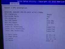 サーバーSupermicro SUPER MICRO取外 Intel Xeon E5-2670V2 SR1A7 CPU 2.50GHz COSTA RICA LGA2011 動作品保証#1119W23_画像2