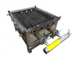 ※◆HE2109|焼き物器 都市ガス W320×D430×H215mm 中古 業務用 厨房用