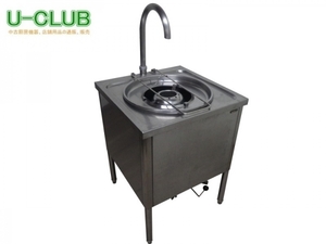 ※◆JK2806|業務用 洗米器 タニコー W600×D600×H800(1200)mm 中古 厨房用