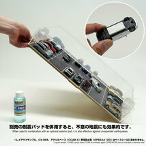 1/80　CXBS-C080-001a　421x251mm　駐車場　[箱庭技研]コレクションケースX用ベースシール_画像5