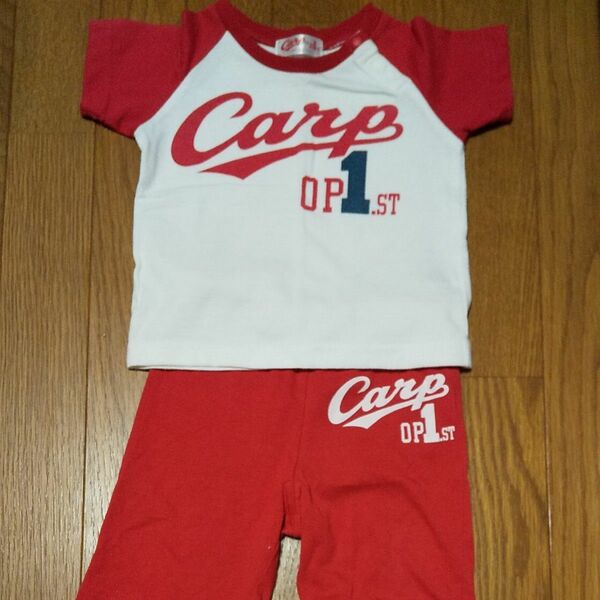 上下セット 半袖パジャマ 広島カープ ユニフォーム カープ CARP パジャマ