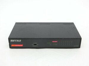 中古 【Giga対応 スイッチングハブ 8ポート】BUFFALO(バッファロー) LSW4-GT-8NS/BK 　送料無料