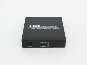 中古品　 Hdビデオコンバーターcvbs av自動スケーラーサポートntsc/pal hd hdmi対応用テレビ、vhsビデオデッキ、dvdレコーダー　　送料無料