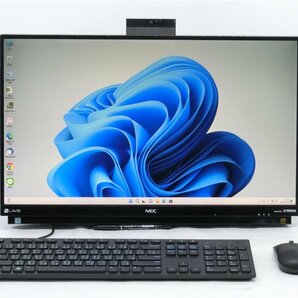 中古 一体型パソコン Windows11+office NEC DA770/H core i7-7500U/新品SSD512GB/メモリ8GB/無線内蔵/23.8インチ/WEBカメラ 送料無料の画像1