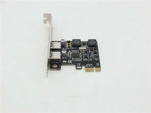 ★中古動作品 PCI-E USB 3.0 2ポート増設PCI Express U3N02S+インターフェースカード　　送料無料