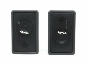 中古　動作確認済み　RAMSA WS-A10-K・コンパクトスピーカー・ラムサ　2個セット　送料無料