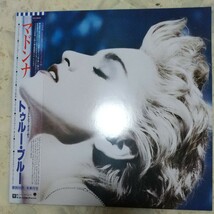 【LP】マドンナ MADONNA/トゥルー・ブルー true blue ※盤面・ジャケットほぼ新品同様※　品番)P-13310　1986年発売_画像1