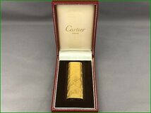 Cartier カルティエ ゴールドカラー ガスライター 着火不明_画像1