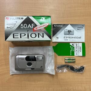 未使用 FUJIFILM エピオン 50 AF コンパクトフィルムカメラ FUJI EPION 元箱 説明書類 一式 セット